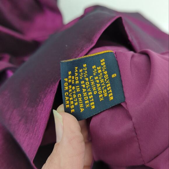 melonie Womens Formal Dress Fushia Small Ruching Bodycon Party Cocktail Event - Picture 4 of 8